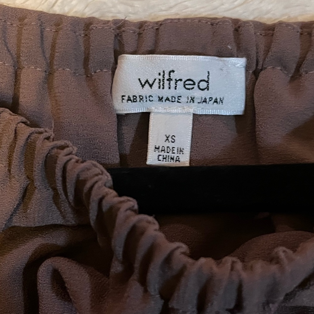 Aritzia Wilfred Morel Blouse Size Xs - Picture 7 of 9